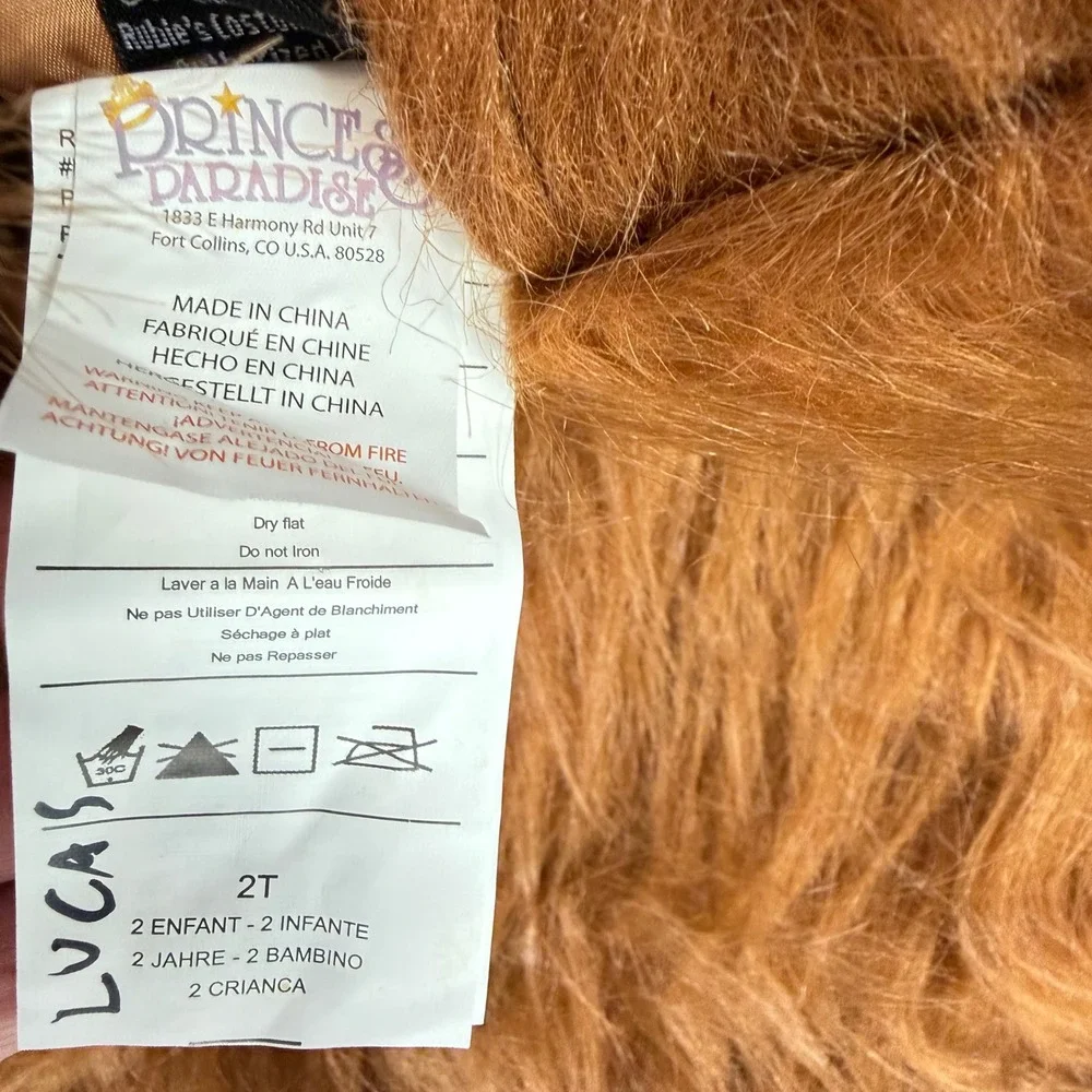 Star Wars‎ Chewbacca Toddler Costume 2T Princess Paradise Wookiee Faux Fur Brown
